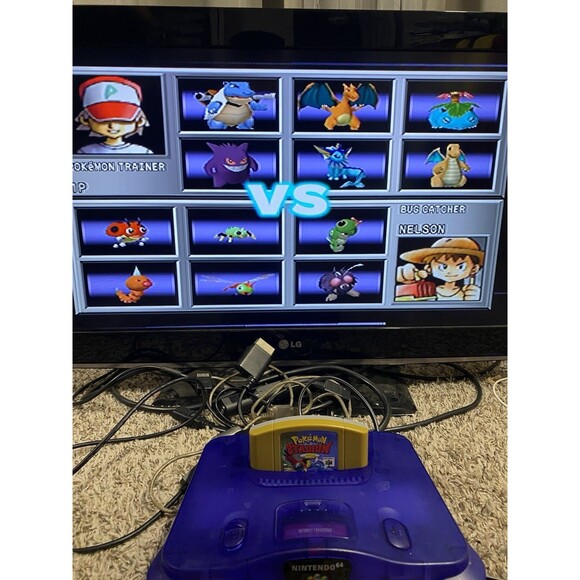 Pokemon Stadium 2 (Nintendo N64, 2001) Authentic Cartridge Only Tested CLEAN N64 - Picture 6 of 8